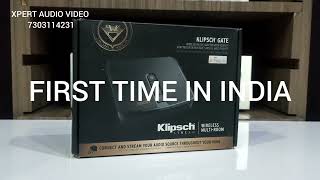 Klipsch Gate Playfi Wireless Multi Room Audio Streamer Price 14000  CC stereo audio streamer [upl. by Elizabet]