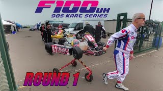 F100 Spirit of the 90s UK Karting Series Round 1 Part 1  racingwo1f [upl. by Genesa]