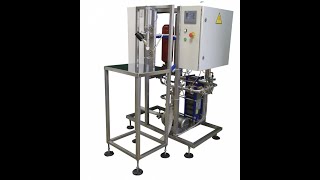 Juice pasteurizer with filling machine [upl. by Enymsaj946]