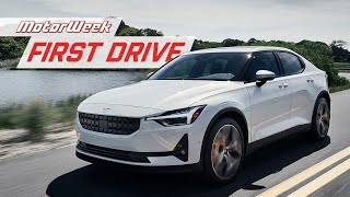 2021 Polestar 2  MotorWeek First Drive [upl. by Nnylhsa]