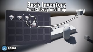 Basic Inventory System Part 3  Godot 4x [upl. by Oidacra845]