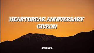 Giveon  Heartbreak Anniversary  Lyrics [upl. by Nathanoj]