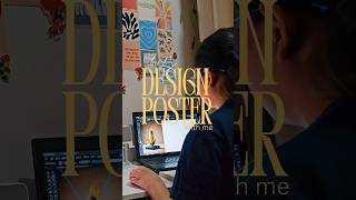 Poster design process posterdesignergraphicdesingnartadobeprocessvideo [upl. by Attenoj]