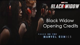 Black Widow  Opening Credits Чёрная Вдова  Вступительные титры [upl. by Jillie]