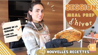 Meal prep dhiver  Je cuisine des recettes de saison  Conseils et organisation batchcooking [upl. by Manoff669]