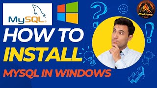 How to install mysql in windows OS  Java Fever [upl. by Tessa]