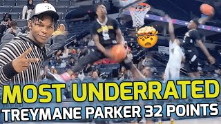 Treymane Parker Shows Out With 32 POINTS In Front Of Anthony Edwards amp Timberwolves INSANE Poster 😱 [upl. by Nilloc]