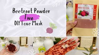 2 Diy beetroot powder face mask for glowing skin  whitening skin  diy beetrootfacepack foryou [upl. by Htebzile539]