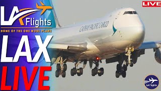 🔴LIVE LAX Airport Plane Spotting  Los Angeles LAX Aviation [upl. by Derreg]