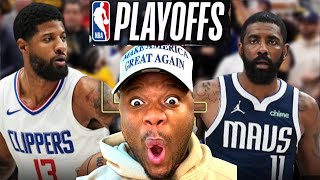 Los Angeles Clippers vs Dallas Mavericks Game 4 Round 1 Playoff Full Highlights  REACTION [upl. by Clercq475]