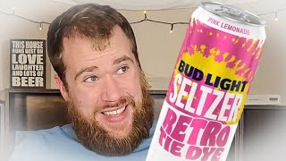 Bud Light Seltzer Retro Tie Dye Pink Lemonade Review  Is It Good [upl. by Iamhaj649]