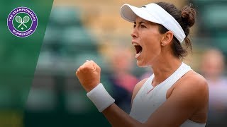 Garbiñe Muguruza v Svetlana Kuznetsova highlights  Wimbledon 2017 quarterfinal [upl. by Borrell724]