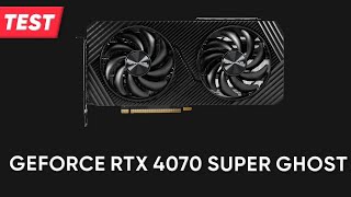 Grafikkarte Gainward GeForce RTX 4070 SUPER Ghost  TEST  Deutsch [upl. by Jaquelin]