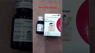 Mucolite Drops Uses For Babies  Mucolite Drops [upl. by Emmi]