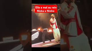 NINHO x NISKA Elle a mal au rein rapfrancais ninho niska concert dance musique abidjan news [upl. by Eileme334]