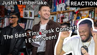 Completely Justified 🙌🏽 Justin Timberlake Tiny Desk Reaction By Eldric 💔 Valentine [upl. by Atiuqihc]