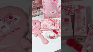 hello kitty makeup set ❤️😽 shortvideo cbeauty chinesemakeup xiaohongshu douyinmakeup unboxing [upl. by Htelimay]