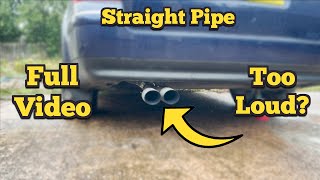 I Straight Piped My Passat B55 PD130 AWX [upl. by Roehm]