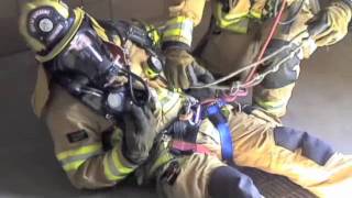 Improved quotNanceNo knotquot Firefighter below grade rope rescue [upl. by Karli]