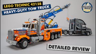 LEGO Technic 42128 HeavyDuty Tow Truck detailed building review [upl. by Whitehurst640]