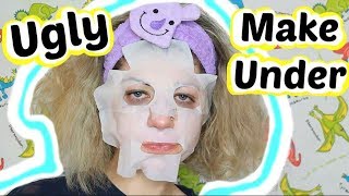 Extreme MAKEUNDER Transformation  Tips to Look UGLY [upl. by Parks697]