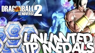 HOW TO GET UNLIMITED TP MEDALS  DRAGON BALL XENOVERSE 2  GETTING BETTER [upl. by Elli952]