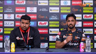 Bengaluru Bulls played better today  Sunil Kumar  Press Conference November 18  PKL Season 11 [upl. by Eenafit]