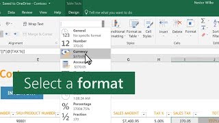 Format numbers in cells in Microsoft Excel [upl. by Stubstad]