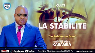 STABILITE DU MARDI 23012024 AVEC PROPHETE DES NATIONS CHRISTIAN JACOB KABAMBA [upl. by Andromede66]