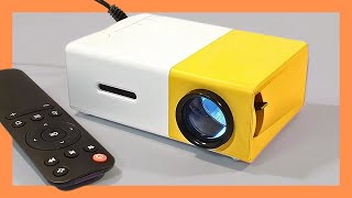 YG 300 LED Mini Projector Home Cinema Review [upl. by Ydnew581]