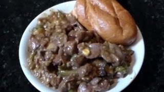 Chicken Gizzards Rice and Gravy  Southern Style Soul Food [upl. by Elleahcim663]