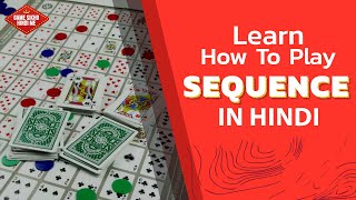 How to play sequence card game in Hindi  Step by Step Guide With Rules amp Instructions [upl. by Otho]