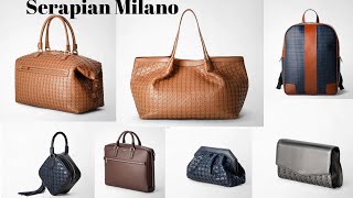 Serapian Milano  Men and women’s bags  High Italian craftsmanship  Anesu Sagonda [upl. by Annaigroeg]