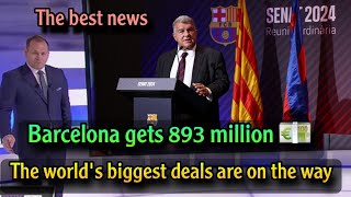 Barcelona gets a budget of 893 million euros moves to sign the biggest deals in the world 🔥✅️ [upl. by Fulvi]