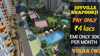 JOYVILLE SHAPOORJI  1 BHK FLAT VIRAR  ₹ 43 LACS ALL INCLUSIVE LUXURIOUS AMENITIES  ☎️ 9892977923 [upl. by Cooperman]