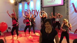 Kangatraining Babywelt München 2014 [upl. by Eatnohs]