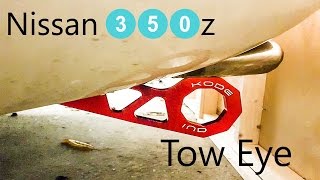 350z Tow Eye Installation [upl. by Zoldi]