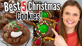 5 Quick amp EASY Christmas Cookies  Delicious Holiday Treats Made EASY  Julia Pacheco [upl. by Ruel]