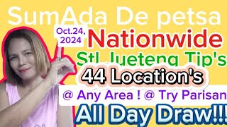 Sumada De petsa nationwide Stl Jueteng Tips 44 Locations ♥️ October 242024 [upl. by Rosemary150]