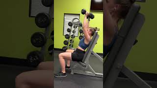 Seated Dumbbell Shoulder Press [upl. by Gemma]