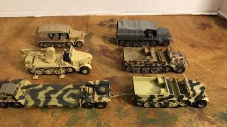 🪖🚜🔥172 WW2 German Heavy HalfTrack Sd Kfz 9 Famo Collection Built painted plastic amp Diecast Model💥🔥 [upl. by Juliette]