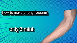 how to make strong forearm at homebest exercise for forearm [upl. by Thisbe6]