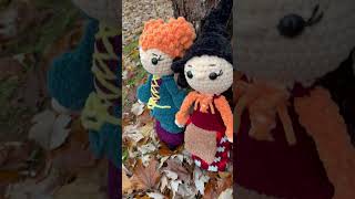 Halloween may have past but the Sanderson sisters will live on forever amigurimi crochetwitch [upl. by Elehcar616]