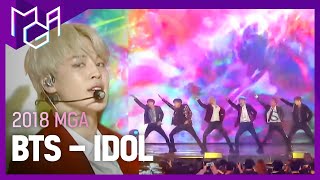 2018 MGA 방탄소년단BTS  IDOL [upl. by Aicilaanna]