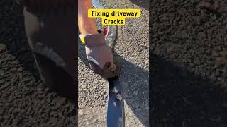 Driveway repair diy Driveway viralvideo ytshorts newvideo fire burning street [upl. by Mora]