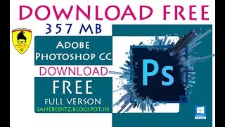 how to download photoshop cc for free full version windows  BY SAHEB EDITZ [upl. by Mukerji]