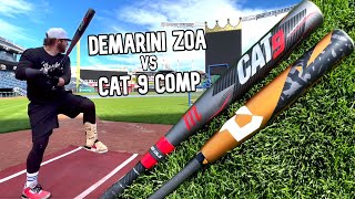 DeMarini ZOA vs Marucci Cat 9 Composite  Battle for the BEST USSSA 5 Baseball Bat [upl. by Tracee]