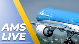 🔴 LIVE PLANE SPOTTING at Amsterdam Schiphol Airport  AMS LIVE  36L departures [upl. by Ykcul]