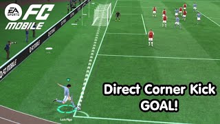 I Scored Directly from a Corner in FC MOBILE😱🔥 [upl. by Epillihp]