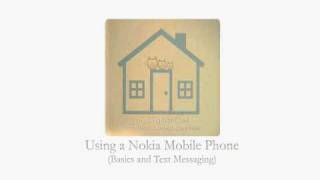 Using a Nokia Mobile Phone  Texting with Predictive Text [upl. by Anahsed]